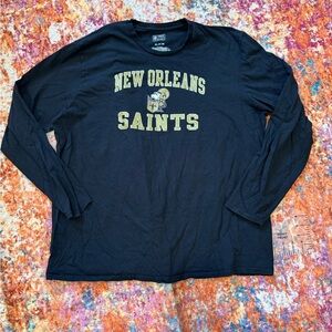 New Orleans Saints Long Sleeve T Shirt 2XL NFL Pro Line Fanatics